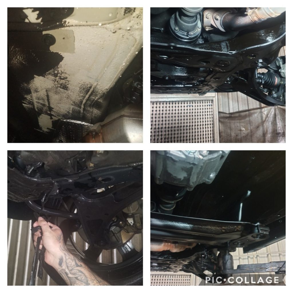 Before and after rustproofing